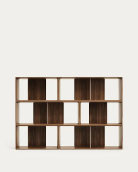 Litto набор из 6 модульных полок из шпона ореха 168 x 114 см