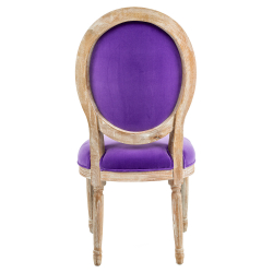 Стул Луи - Лаванда бархат миндаль Объект мечты
