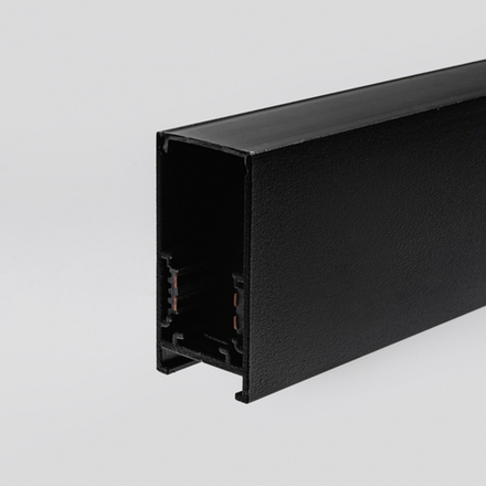 Магнитный накладной трековый шинопровод Terra MKT-2S-200-B 2м Черный