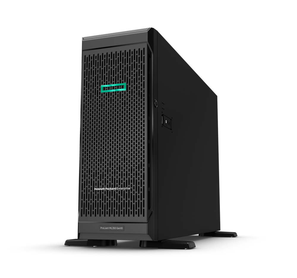 Башенный сервер - HP Enterprise ProLiant ML350  Gen10, 4U Башня, 8x 2.5“, 1x Xeon[4208] 8 Cores, 16Gb, P22094-001