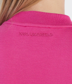 платье fabric mix Karl Lagerfeld - фуксия(226W1351)