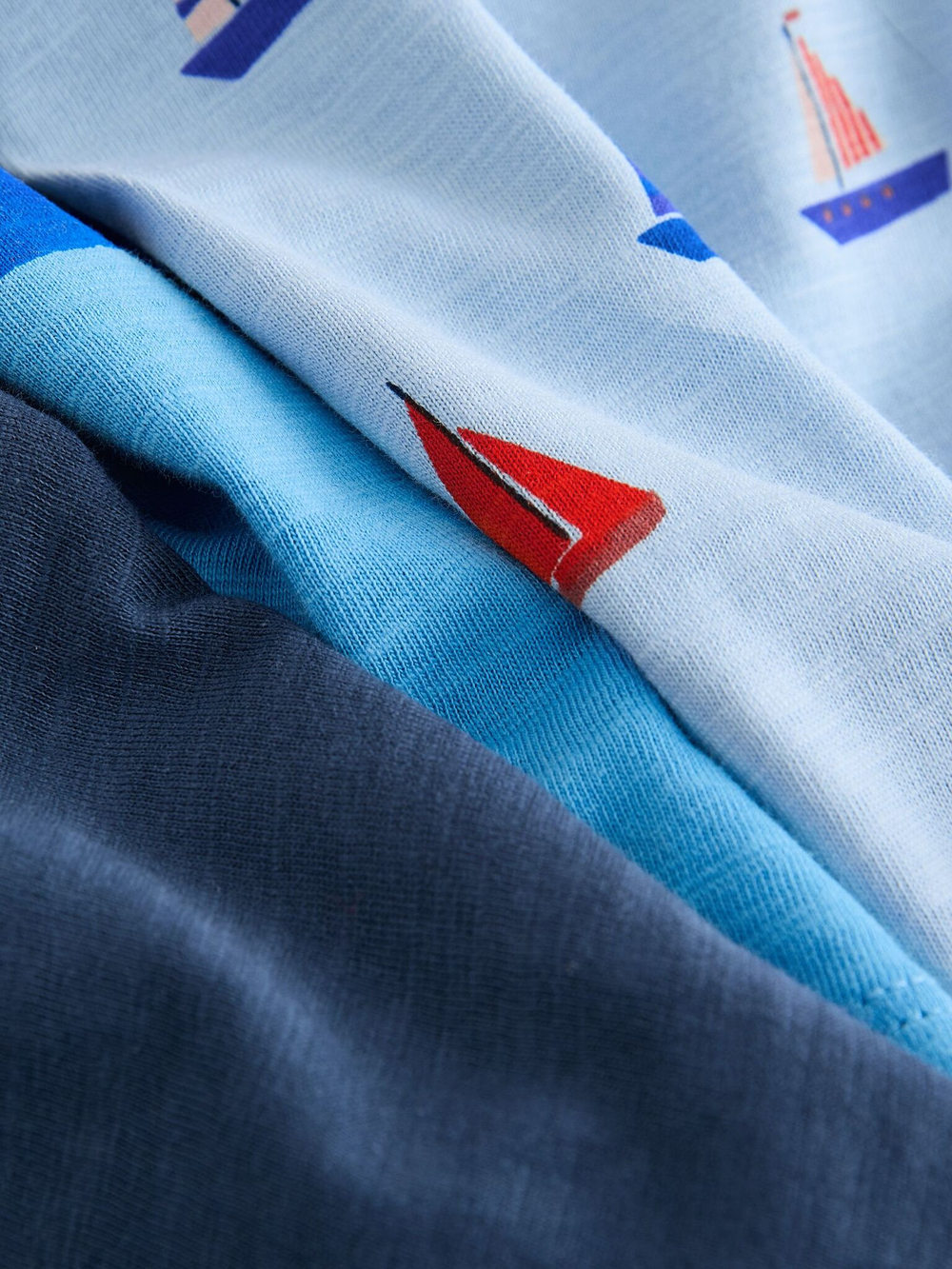 Футболка для мальчика Next E63-178, 3 шт., Синий, Голубой