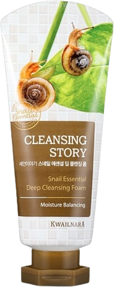 Welcos Kwailnara Snail Essential Deep Cleansing Foam Пенка для умывания