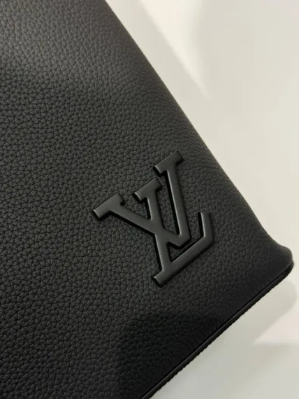 Портфель Louis Vuitton из натуральной кожи, черный