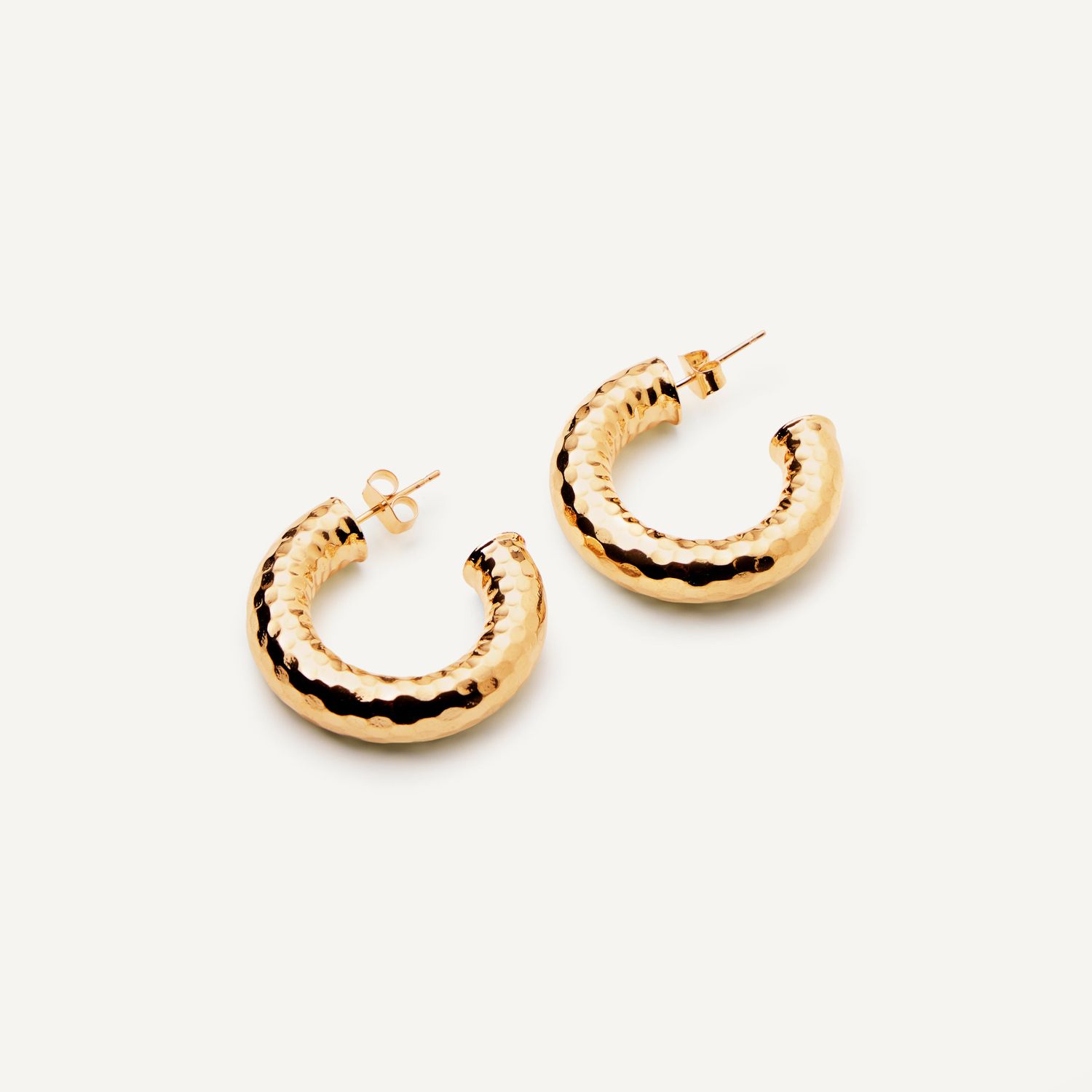 Серьги Rough Hoops – Gold
