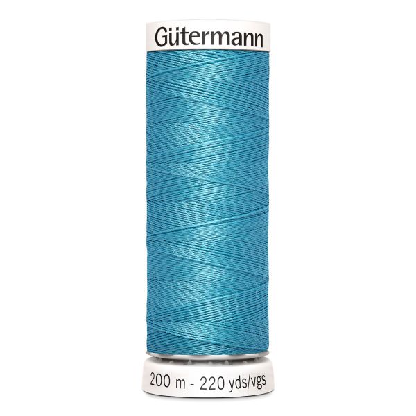 Нитки универсальные Gutermann Sew-all 100 (200 метров), 5 кат. | 385 св.серая бирюза
