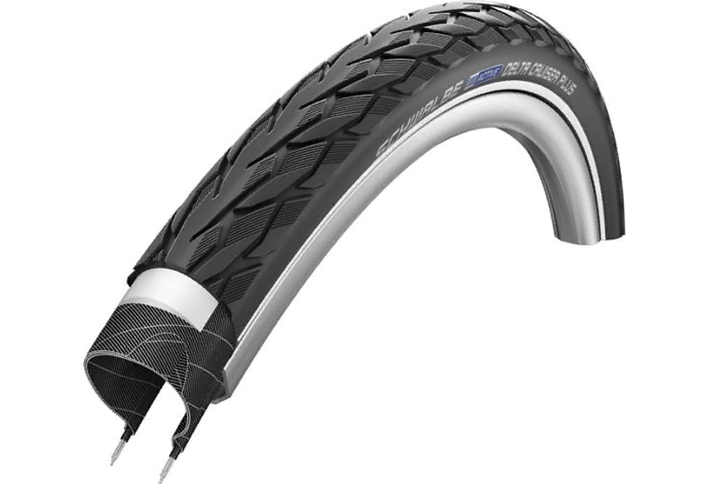 Покрышка 28X1.25 700X32C (32-622) Schwalbe DELTA CRUISER PLUS PUNCTUREGUARD HS431 B/B+RT SBC