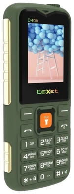 Мобильный телефон TeXet TM-D400 зеленый