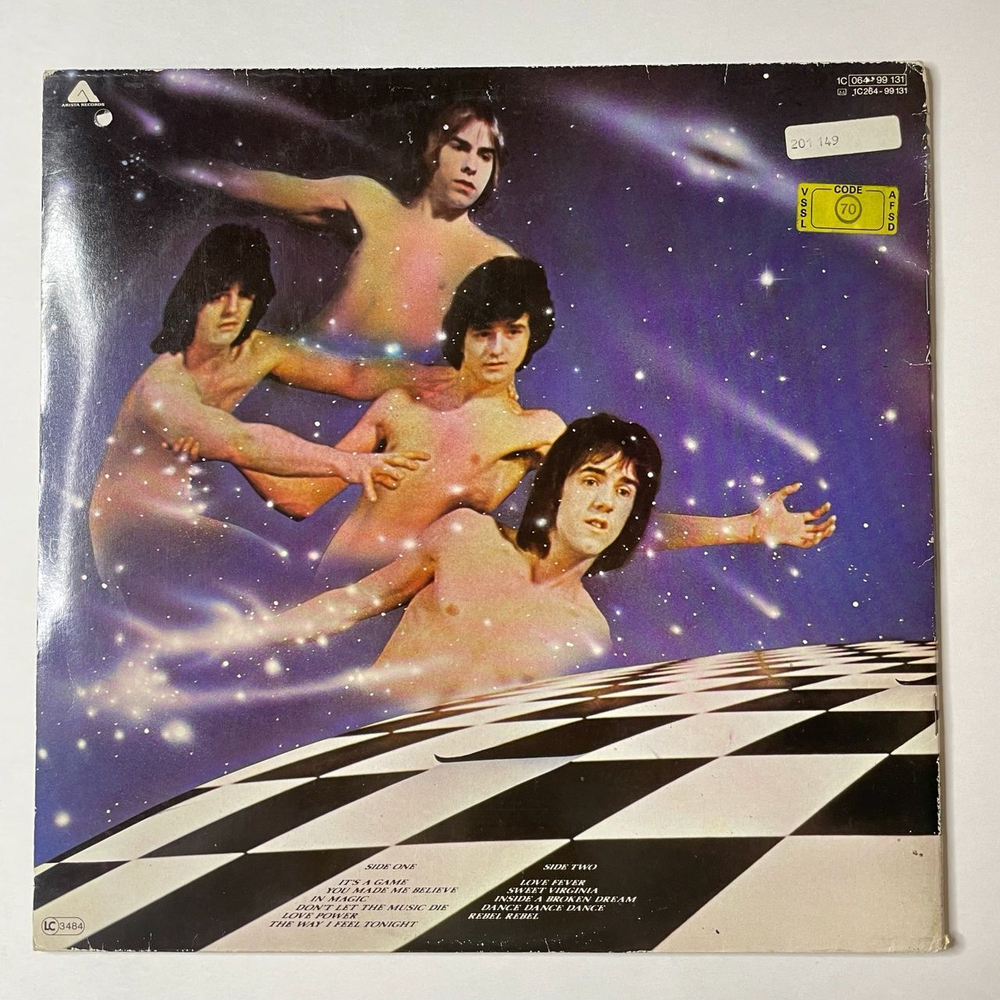 Винтажная виниловая пластинка LP Bay City Rollers It's A Game (Germany 1977)