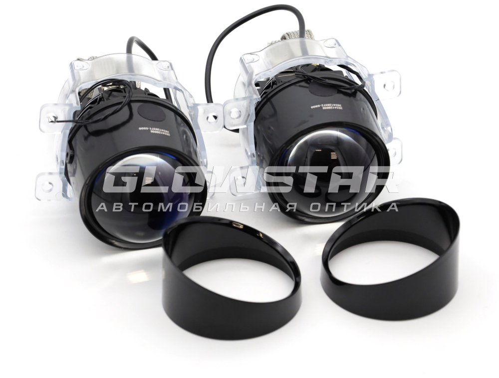 Билед ПТФ модули GTR Blue Lens (Tank) крепление Universal, 3.0 дюйма, герметичные (комплект, 2шт)