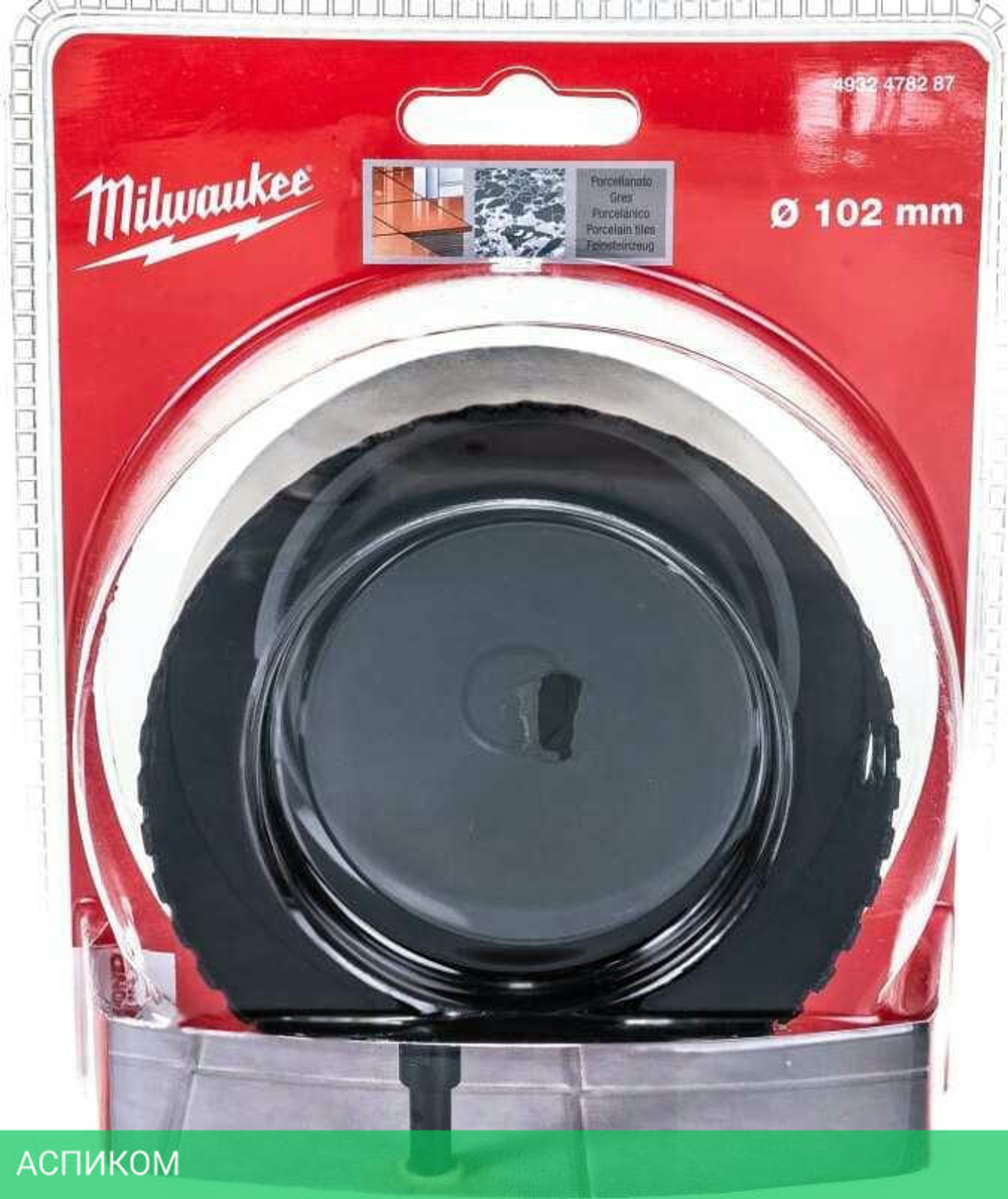 Сверло Milwaukee Diamond Max M14 102мм (4932478287)