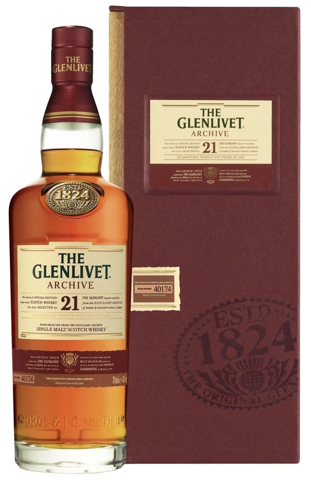 Виски The Glenlivet 21 Years Old, 0.7 л