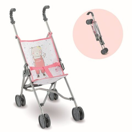 Коляска-трость Corolle - складная коляска для кукол розовая