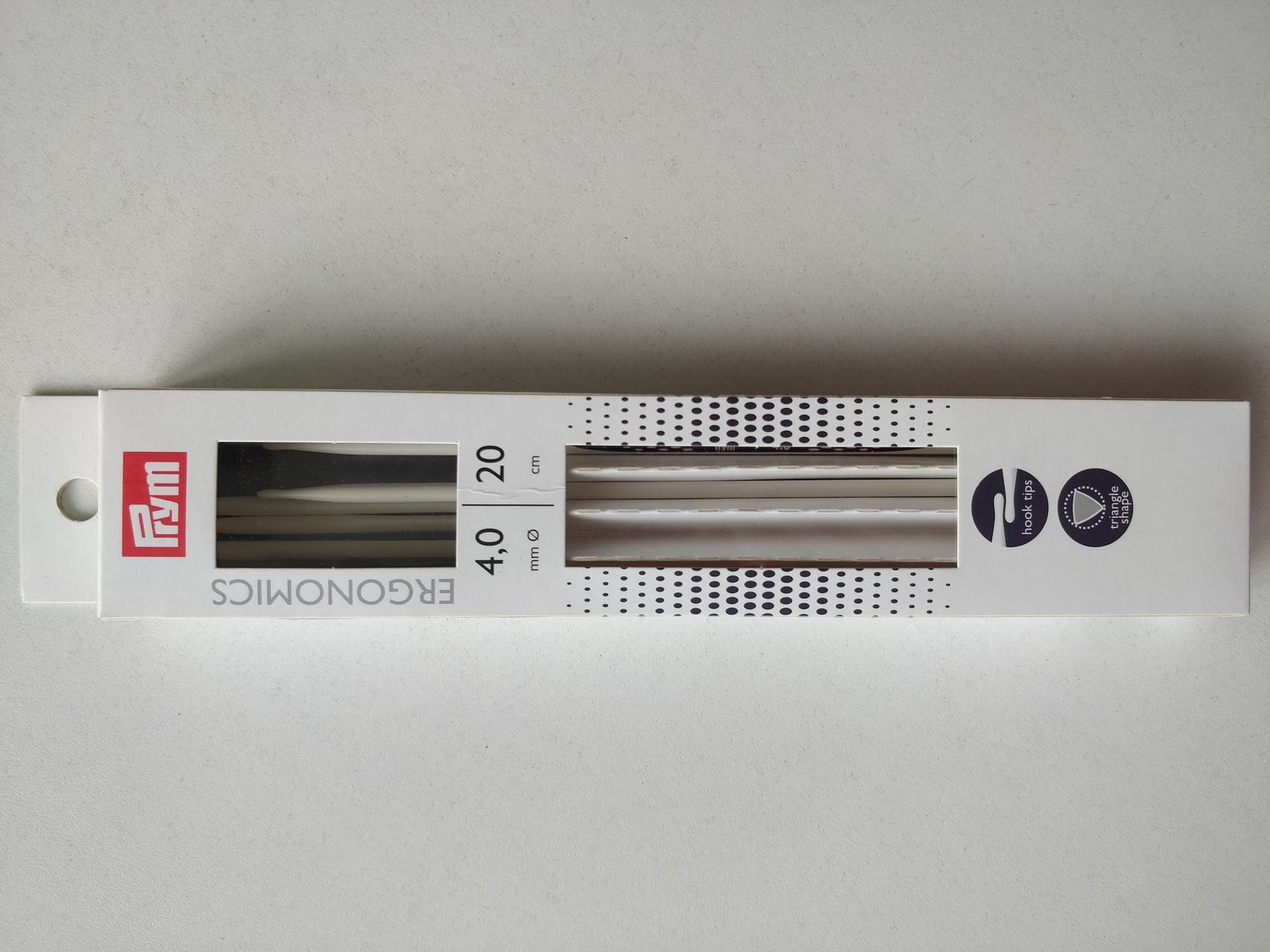 Prym чулочные спицы 20см эргономичные, размеры в ассортименте