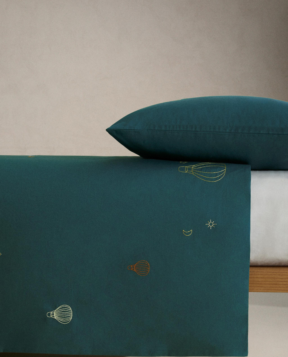 Пододеяльник Zara Home, хлопок 100%, однотонный, 2618/088