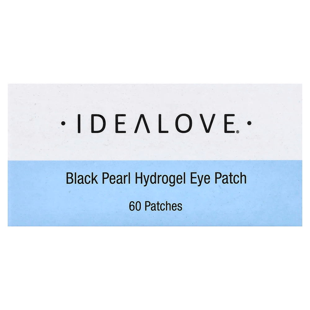 Idealove, Eye Admire, гидрогелевые патчи для глаз с чёрным жемчугом, 60 шт.