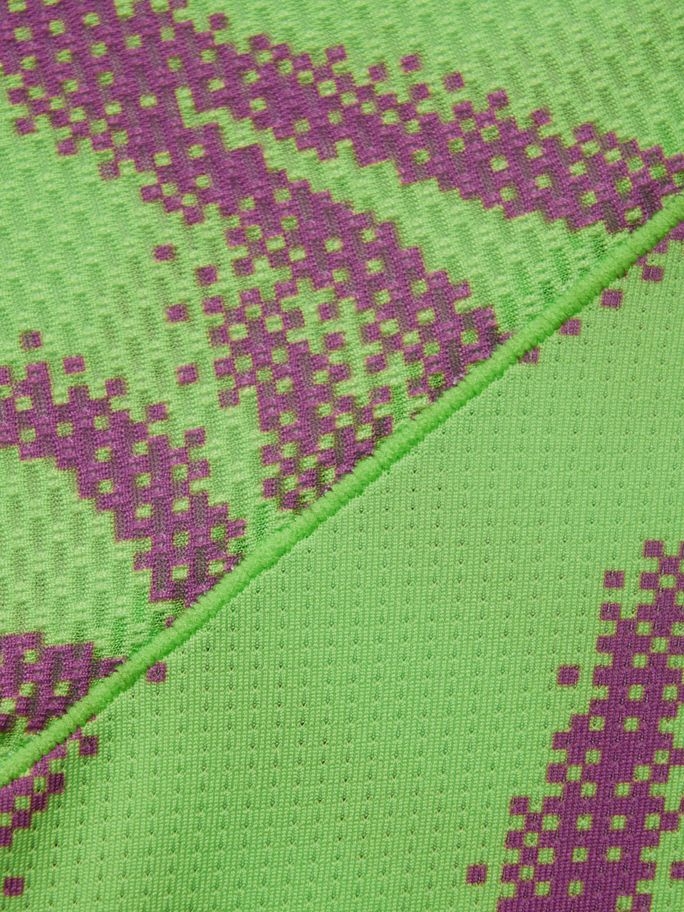 Майка мужская GRI Старт зелёно-фиолетовая