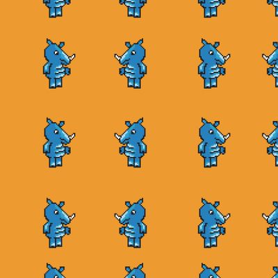 pixel art майнкрафт пиксель носорог
