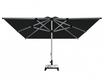 Зонт профессиональный 3х3 м Theumbrela Semsiye Evi Avocado, серебристый, черный