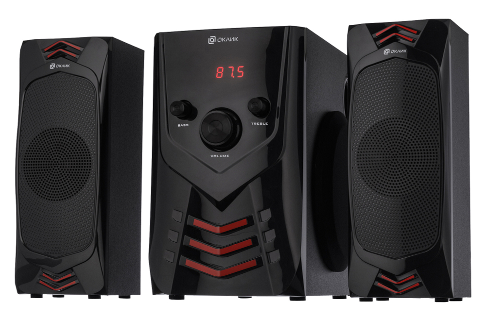 Акустика 2.1 Оклик ОК-432 (25W/FM/USB/BT)