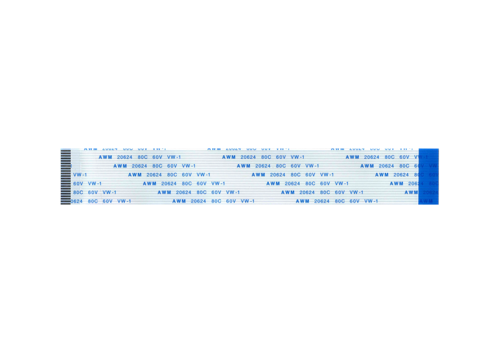 Шлейф 22 pin, 10 см, шаг 1 мм FFC, обратный Б