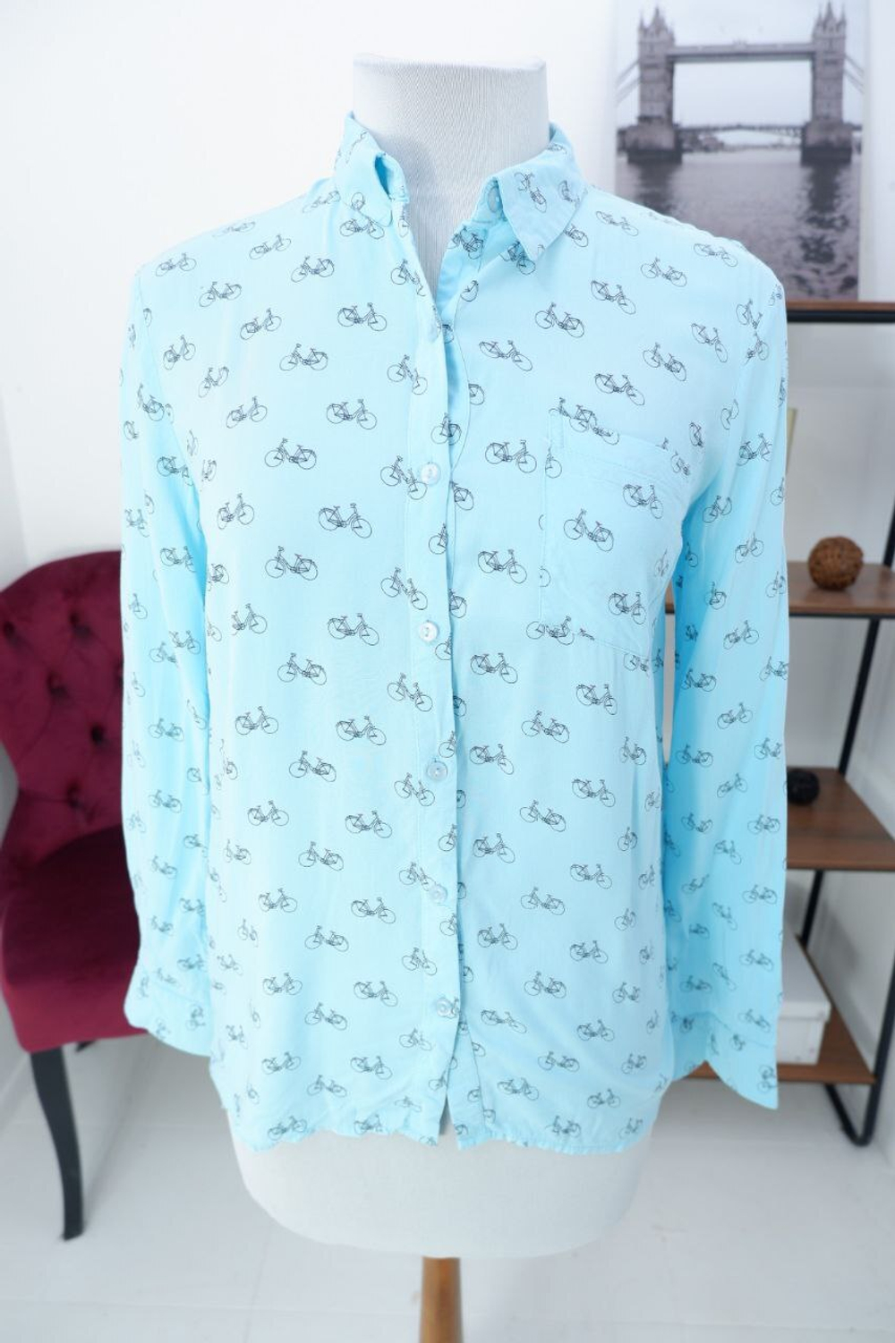 Блузка Jump из вискозы на каждый день 42 размер