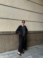 Пальто вязаное AMARA, чёрный