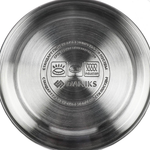 Чайник нерж, 3 л, свист, черный, ручка с покрытием, нейлон, Daniks, GS-04517G