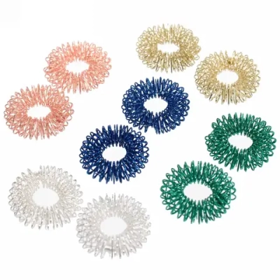 Массажер для пальцев «Кольцо Су-Джок» (набор 2 шт.), 3*0,9 см