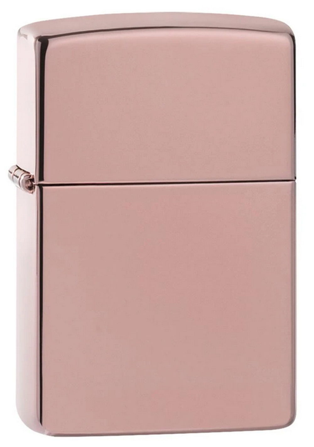 Фото бензиновая зажигалка  гламурная розовое золото High Polish Rose Gold ZIPPO 49190 в коробке