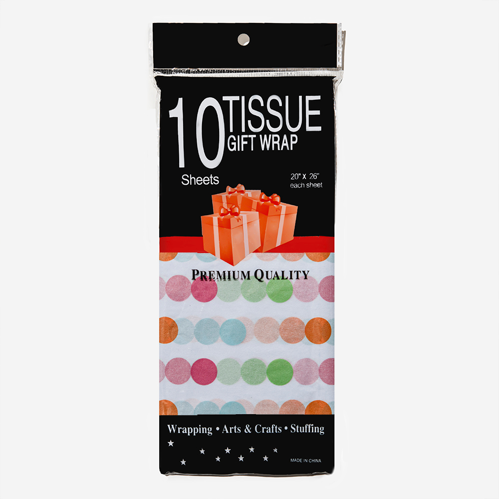 Тишью "Разноцветные шарики", 500*680мм