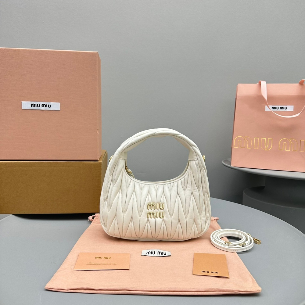 Miu Miu Wander Hobo Bag 20 cm