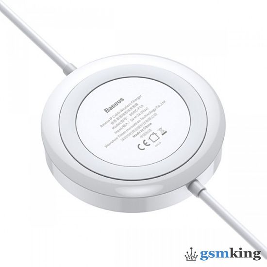 Baseus iP Cable Wireless Charger White WXCA-02