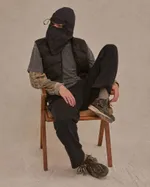 Балаклава Fuzzz Quilted Navy