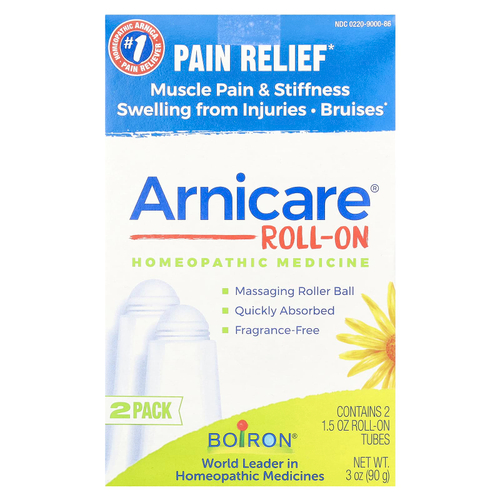 Boiron, Arnicare, шариковое обезболивающее, 2 тюбика, по 1,5 унции