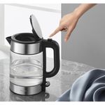 Чайник XIAOMI Electric Glass Kettle, 1,7 л, 2200 Вт, закрытый нагревательный элемент, стекло, черный, BHR7490RU