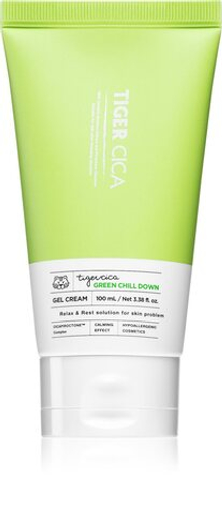 It´s Skin Tiger Cica Green Chill Down - успокаивающий увлажняющий гель для жирной и проблемной кожи /   100  ml  / GTIN 8809663572815