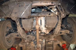 Защита картера и КПП Sheriff для Toyota Sienna II (XL20) 2003-2010 арт.24.1486