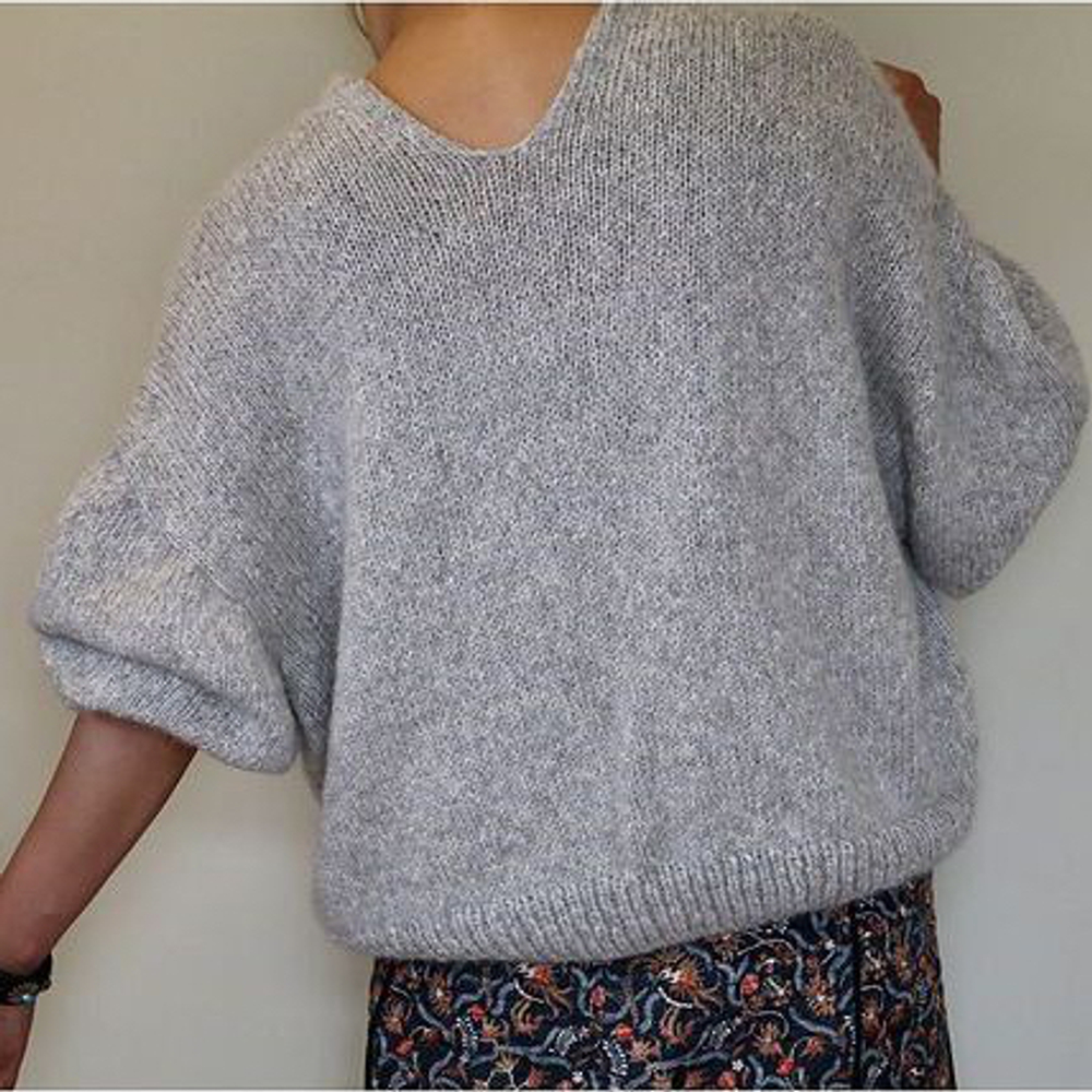 Описание по вязанию джемпера спицами "Linus"