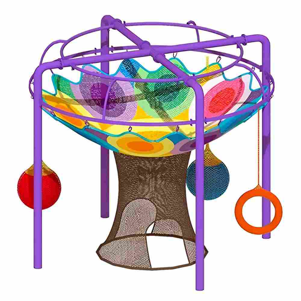Верёвочный лабиринт «Облако сказок» 5×5×4 м