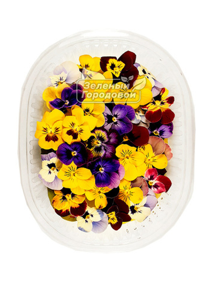 Съедобные цветы виолы (фиалки), большая упаковка 30 шт