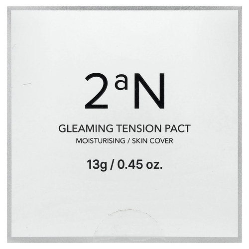 2aN, Gleaming Tension Pact, маска для наращивания мышечной массы, оттенок 17, слоновая кость, 13 г (0,45 унции)