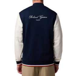 Мужская теннисная кофта Roland Garros Teddy Heritage - navy blue
