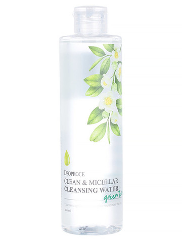 DEOPROCE Вода мицеллярная для снятия макияжа c экстрактом зеленого чая, 300мл