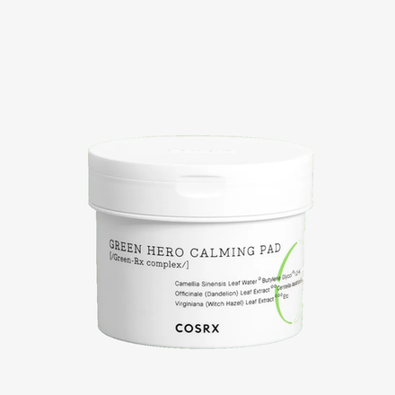 COSRX пэды успокаивающие One Step Green Hero Calming Pad (70 шт)