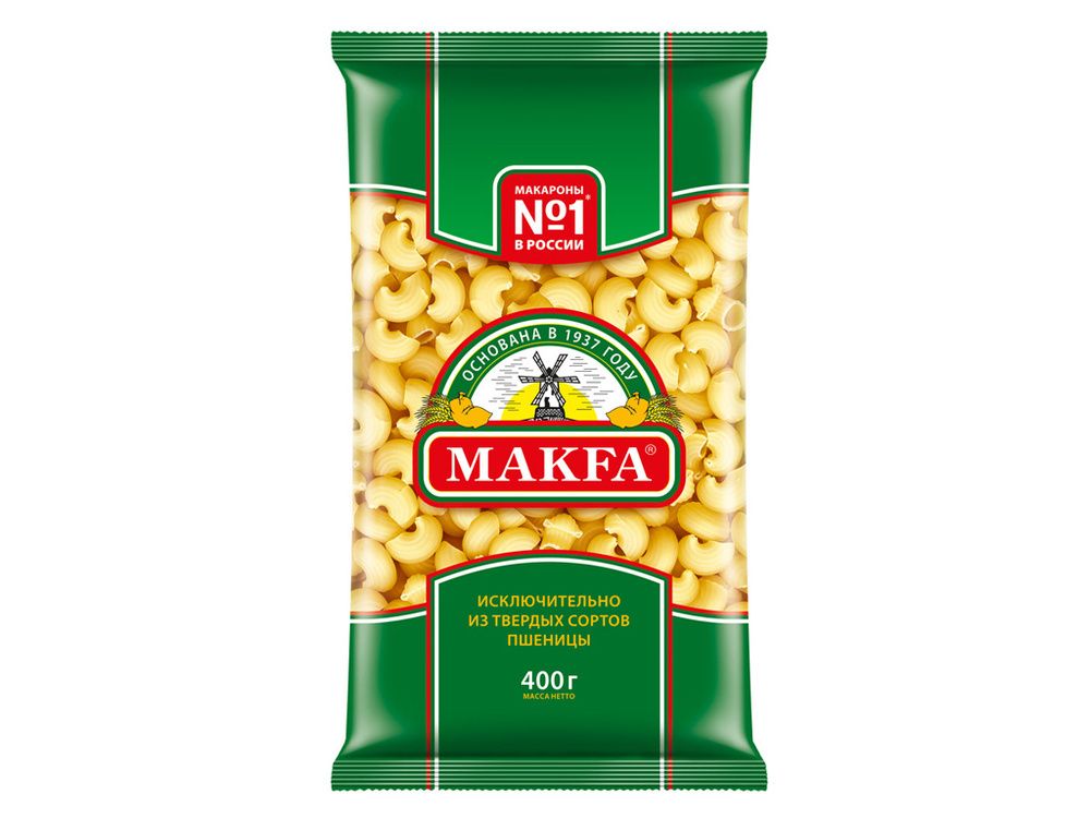 Макароны Макфа Рожки, 400г