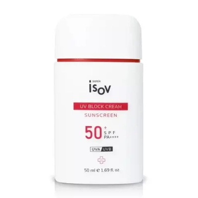 UV Block SPF 50++++ Isov Sorex | Солнцезащитный крем для лица