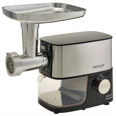 Мясорубка электрическая 3600 Вт DELTA LUX DE-602M черная