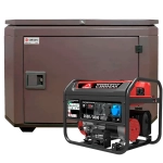 Генератор бензиновый SUNREKA G3500EAX с кожухом Geon 1200 RAL 8019