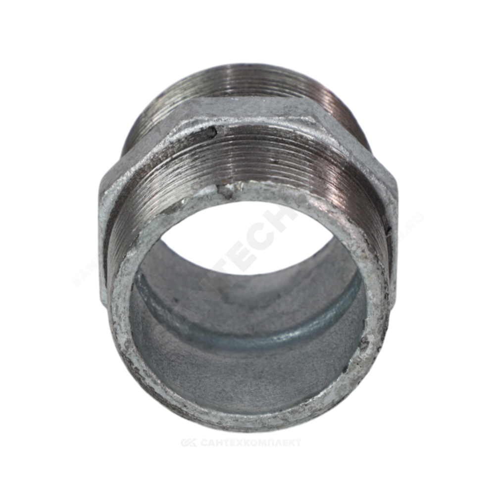 Ниппель прямой чугун оц Ду 32 (1 1/4") НР Fittex PLUS